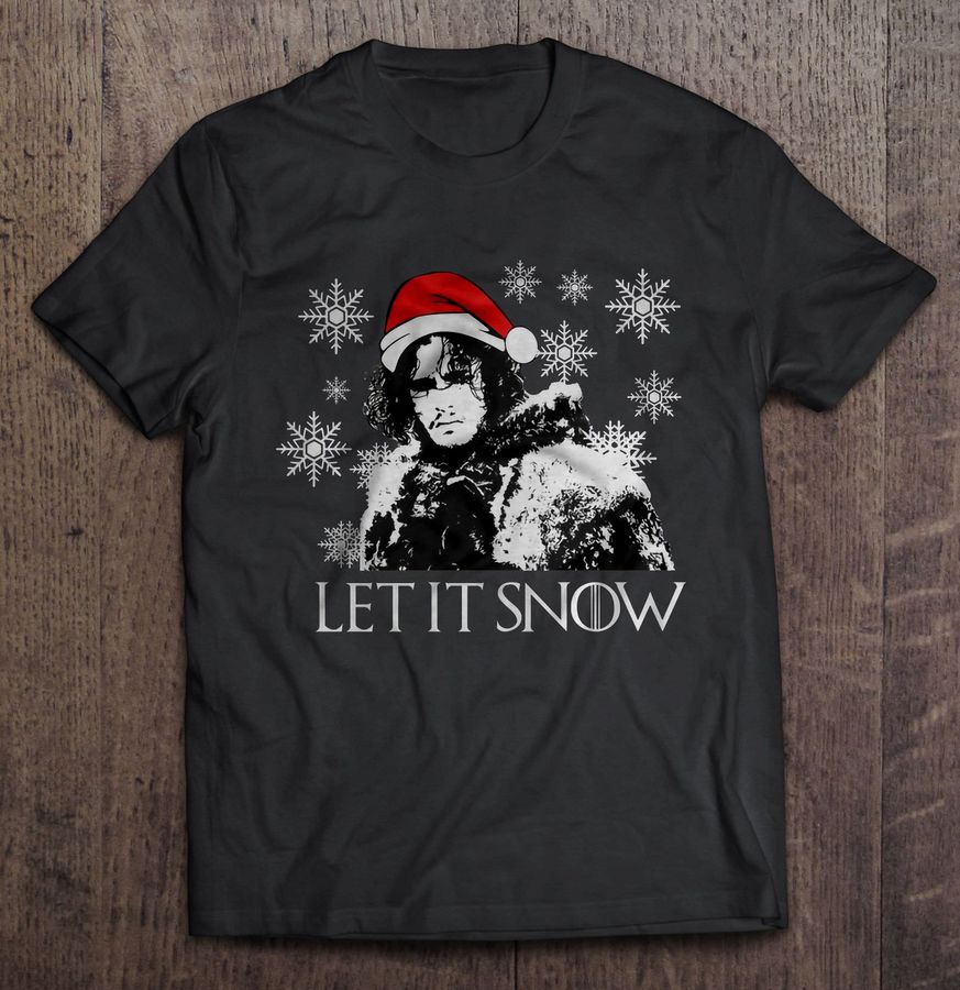 Let It Snow Jon Snow Christmas Sweater V Neck T Shirt