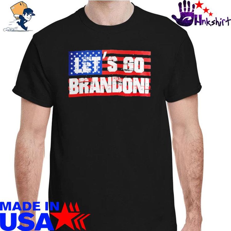 let's go brandon Anti Biden club  Let's go brandon American flag shirt