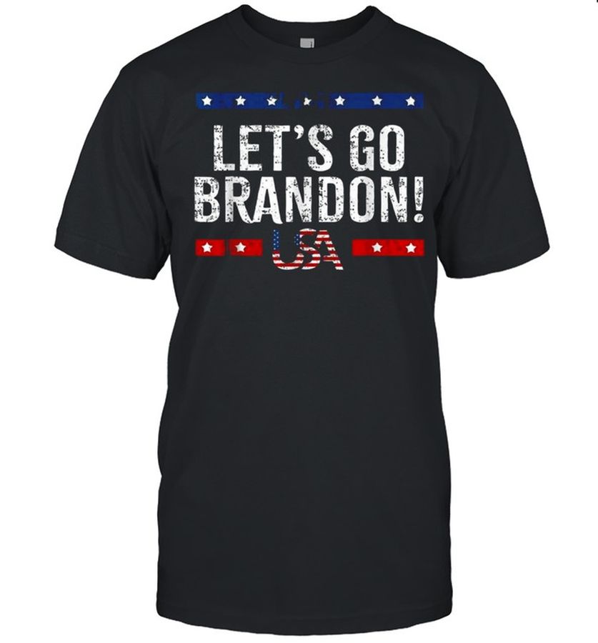 Let’S Go Brandon American Flag Impeach Biden 2021 T Shirt