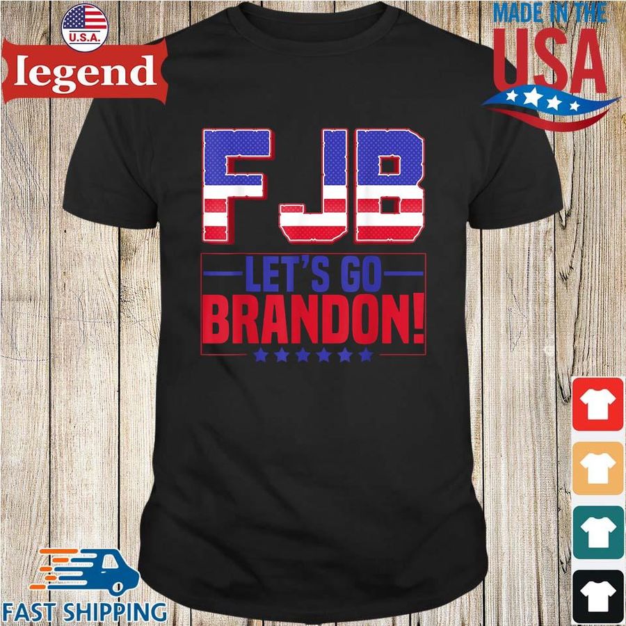 Let’s Go Brandon FJB American Flag Impeach Biden T-Shirt