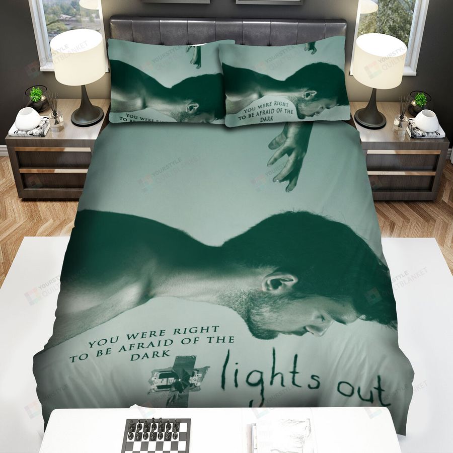 Lights Out (Ii) Movie Art Photo Bed Sheets Spread Comforter Duvet Cover Bedding Sets