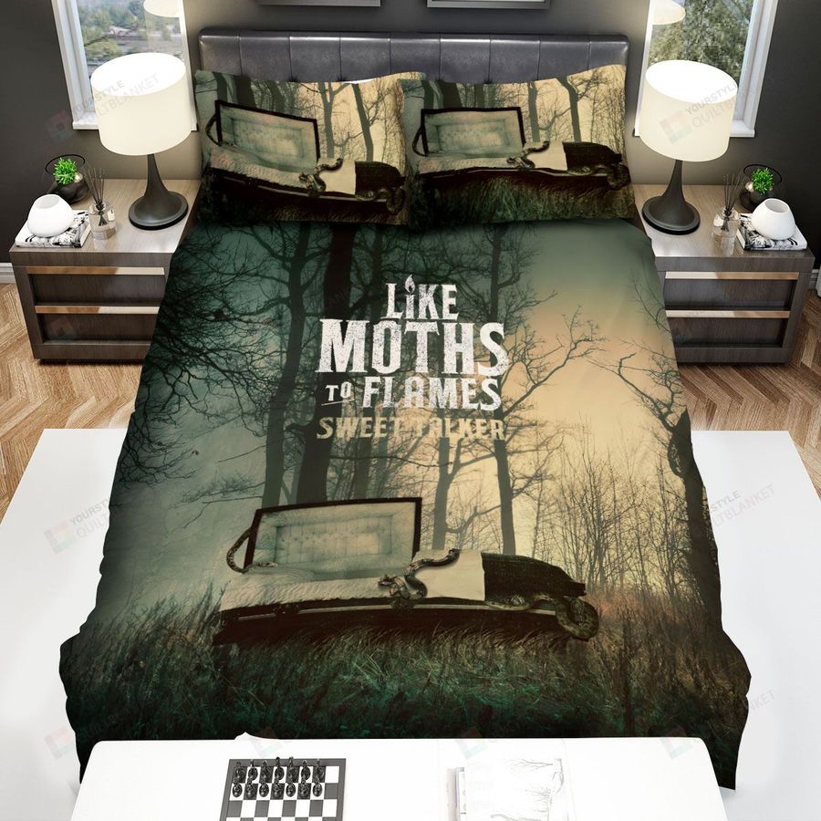 Like Moths To Flames Sweet Talker Album Music Bed Sheets Spread Comforter Duvet Cover Bedding Sets
