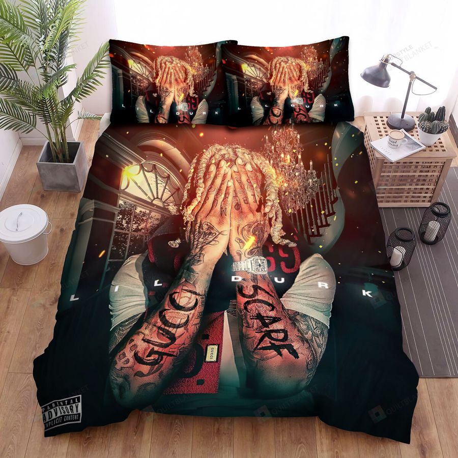 Lil Durk Artwork Bed Sheets Spread Comforter Duvet Cover Bedding Sets
