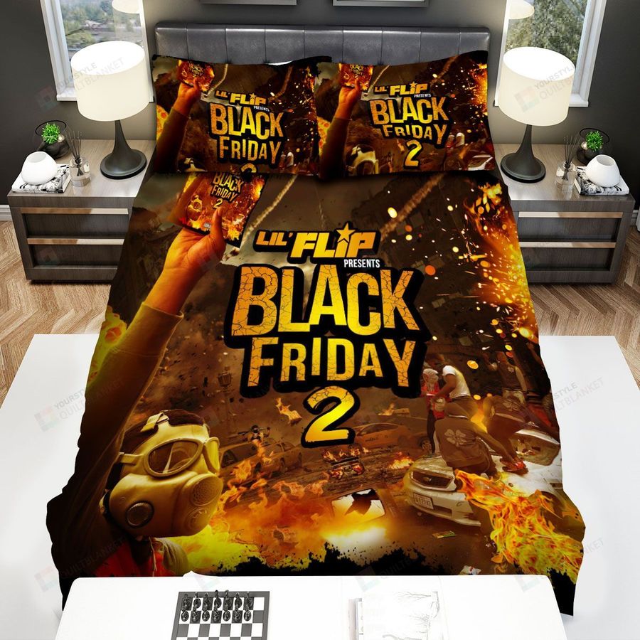 Lil' Flip Black Friday 2 Album Music Bed Sheets Spread Comforter Duvet Cover Bedding Sets