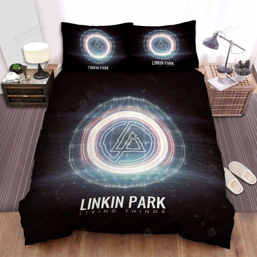 Linkin Park, Light Circle Bed Sheets Spread Duvet Cover Bedding Sets