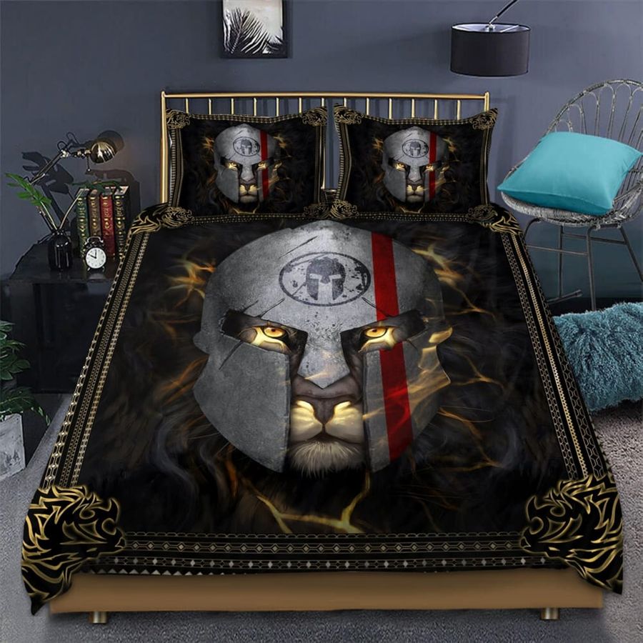 Lion Warrior Bedding Set Duvet Cover Set