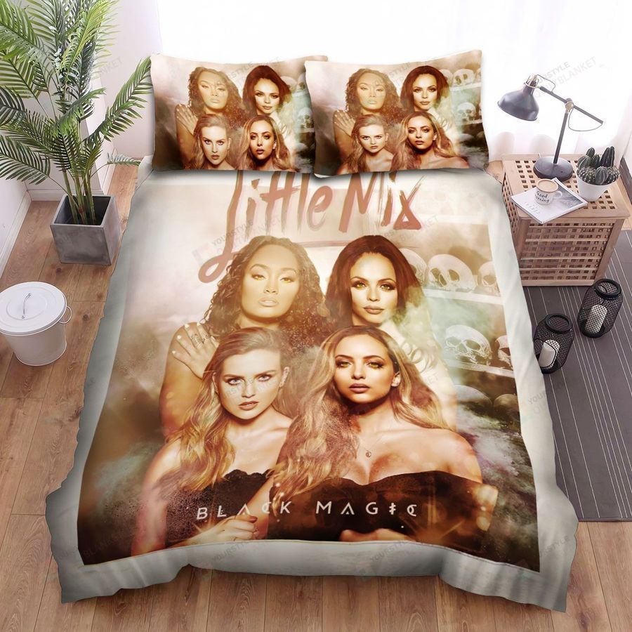 Little Mix Black Magic Digital Art Bed Sheets Spread Comforter Duvet Cover Bedding Sets