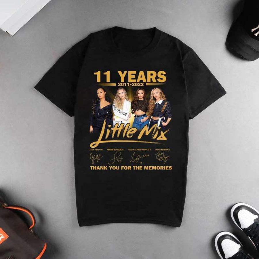 Little Mix Thanks For The Memories Signatures T-Shirt