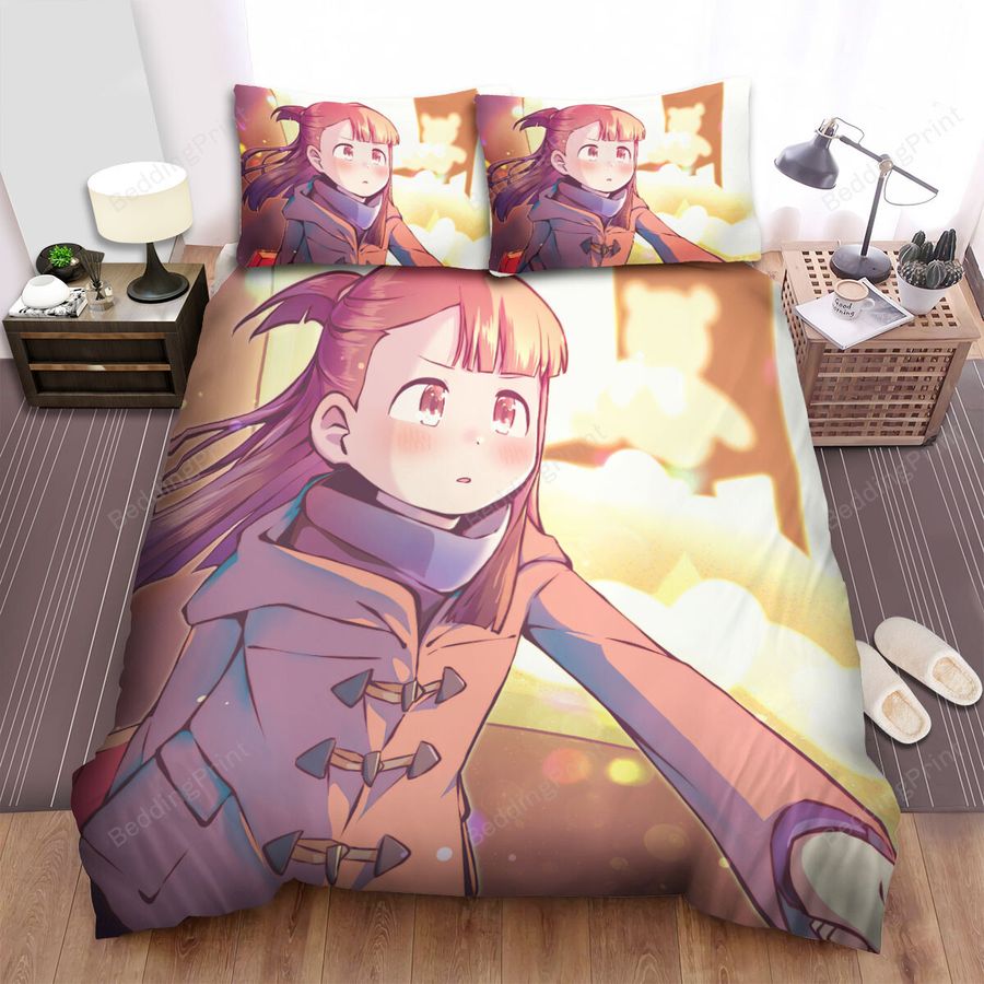 Little Witch Academia Atsuko Kagari In Casual Outfit Bed Sheets Spread Duvet Cover Bedding Sets