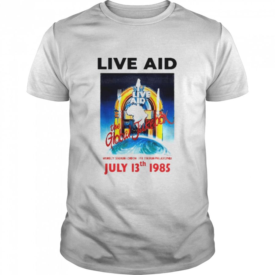 Live Aid The Global Jukebox Shirt
