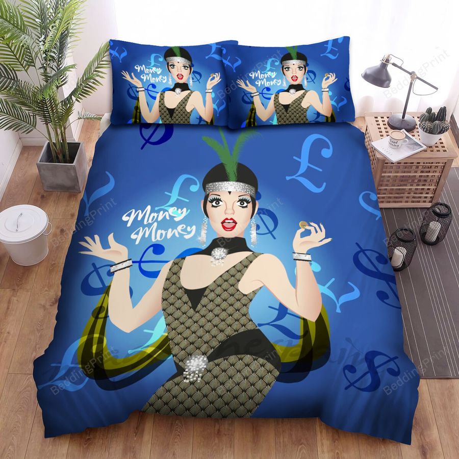 Liza Minnelli Blue Bed Sheets Spread Comforter Duvet Cover Bedding Sets