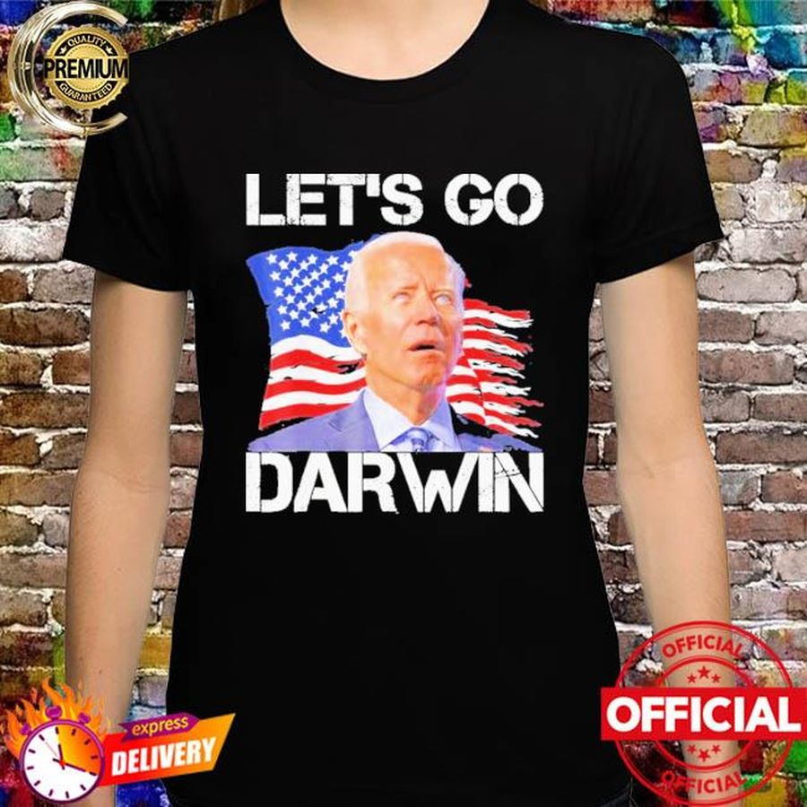 Llet’s go darwin Joe Biden us flag let’s go darwin shirt