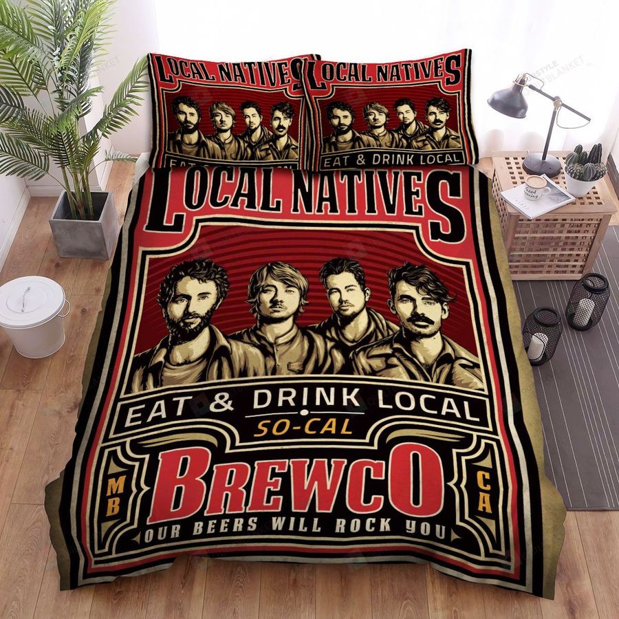 Local Natives Brewco Bed Sheets Spread Comforter Duvet Cover Bedding Sets