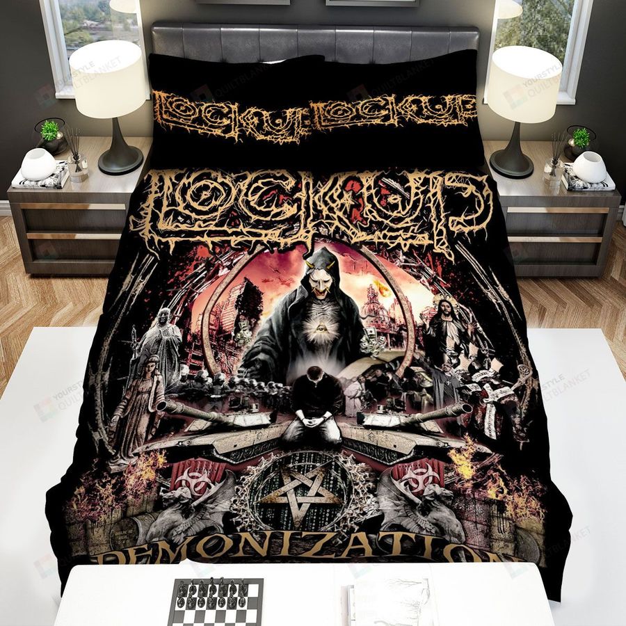 Lock Up Music Demonization Album Bed Sheets Spread Comforter Duvet Cover Bedding Sets