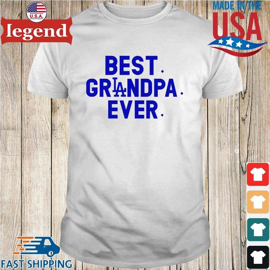 Los Angeles Dodgers Best Grandpa Ever Shirt