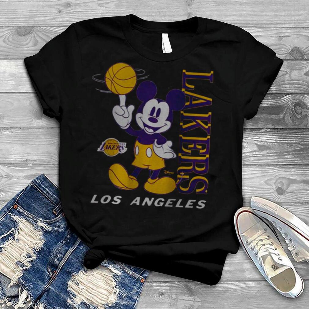 Los Angeles Lakers Junk Food Disney Mickey Baller Shirt