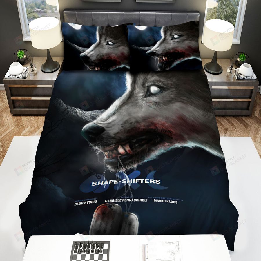 Love, Death & Robots Shape-Shifters Movie Poster Bed Sheets Spread Comforter Duvet Cover Bedding Sets Ver 1