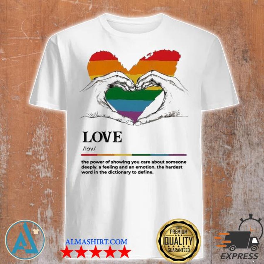 Love heart the power of showing you care about someone deeply 2021 shirt
