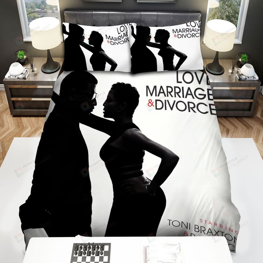 Love Marriage & Divorece Toni Braxton Bed Sheets Spread Comforter Duvet Cover Bedding Sets