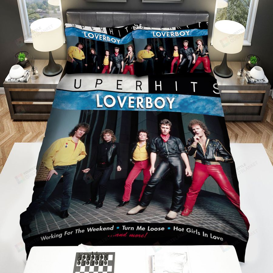 Loverboy Band Superhits Bed Sheets Spread Comforter Duvet Cover Bedding Sets