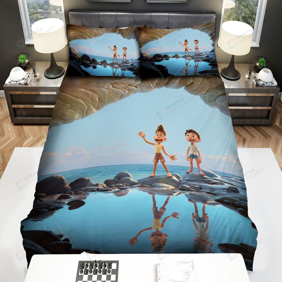 Luca And Alberto Found The Cave Bed Sheet Spread Duvet Cover Bedding Sets