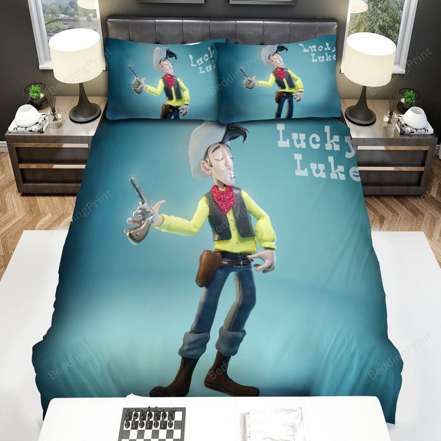 Lucky Luke Poster Bed Sheets Spread Duvet Cover Bedding Sets