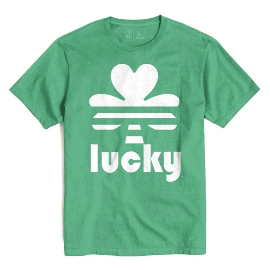 Lucky st. patrick's t's and crews shirt