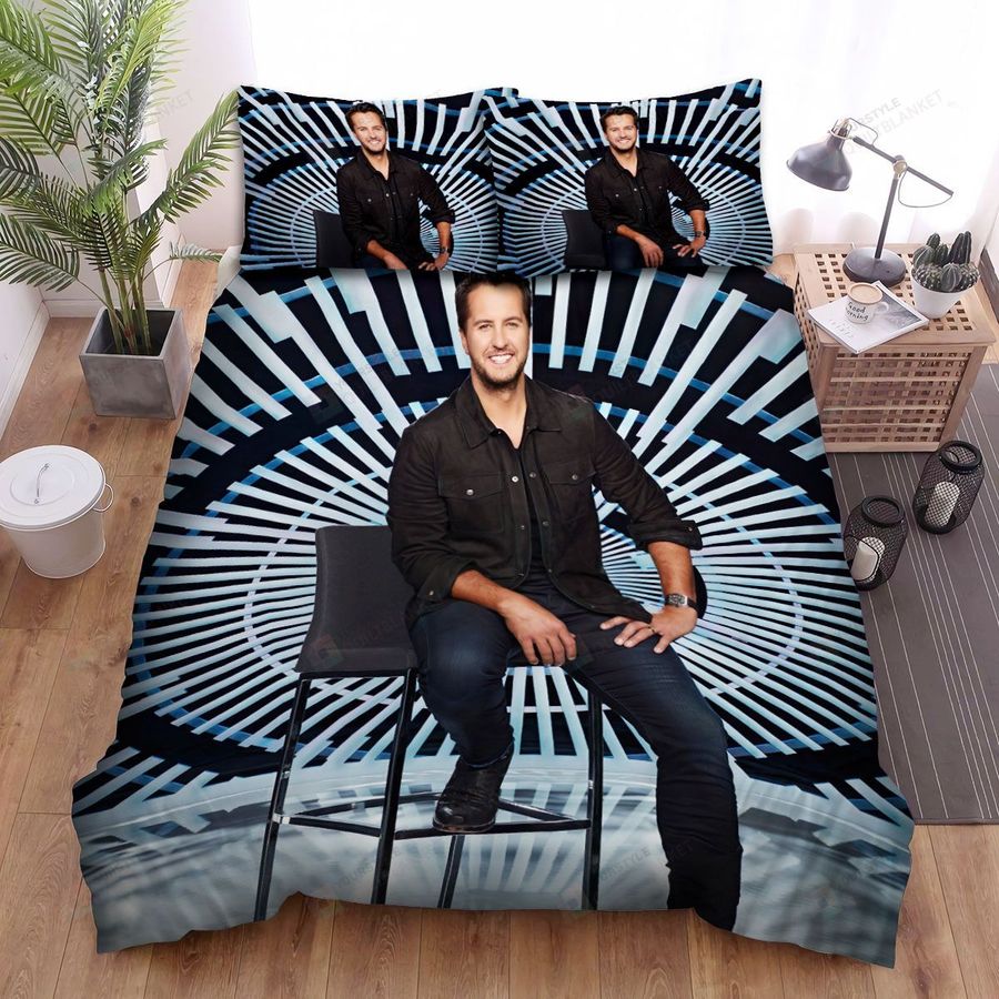 Luke Bryan American Idol Bed Sheets Spread Comforter Duvet Cover Bedding Sets