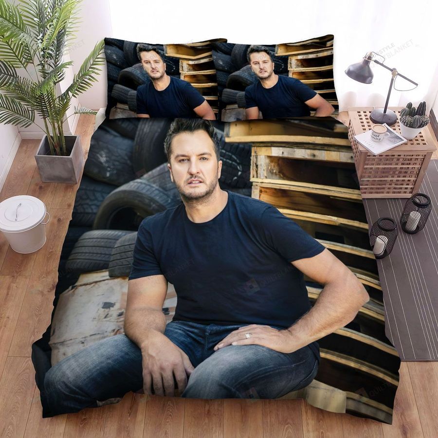 Luke Bryans, Drink A Little Whiskey Bed Sheets Spread Duvet Cover Bedding Sets
