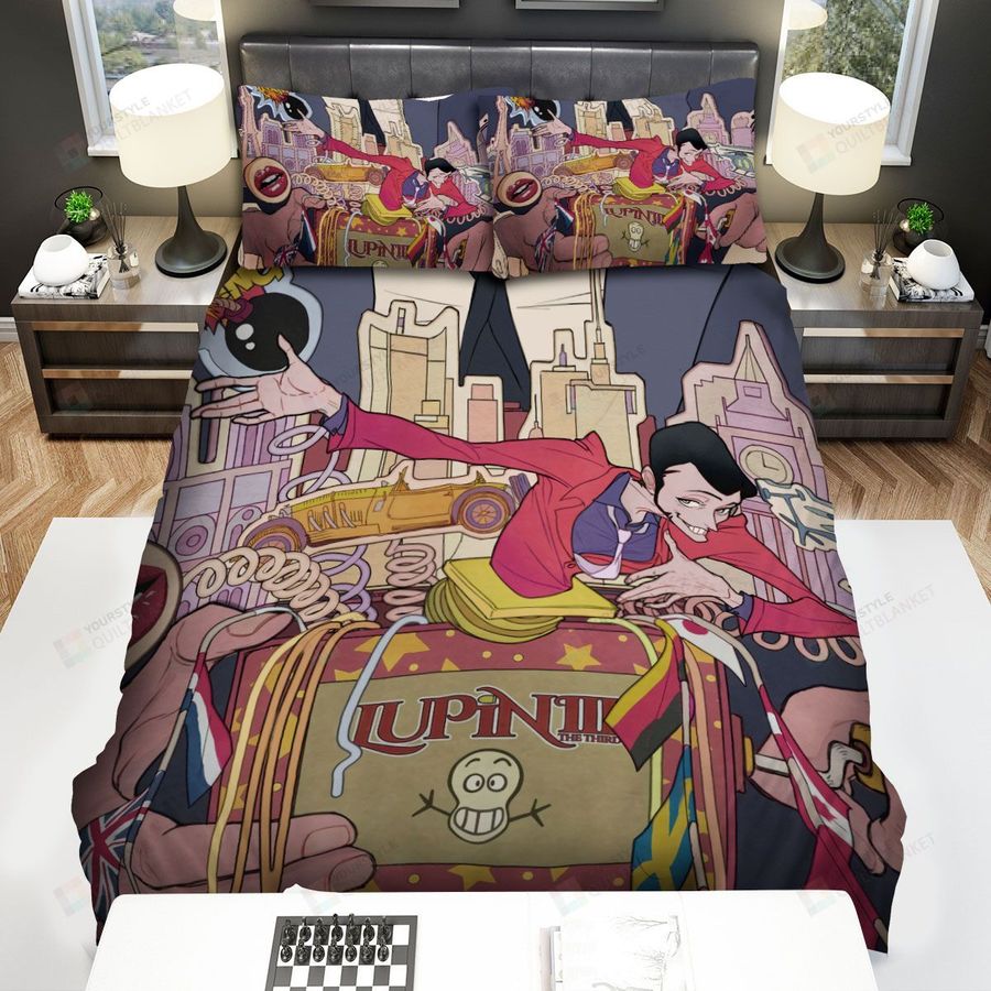 Lupin Iii Anime Manga Bed Sheets Spread Comforter Duvet Cover Bedding Sets