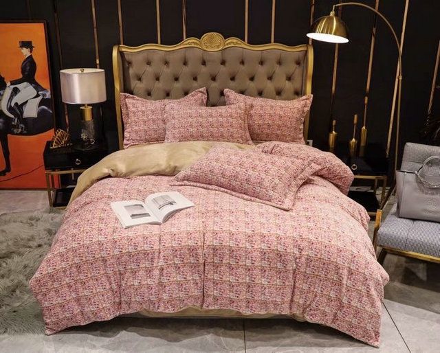 Luxury CN Chanel Type 123 Bedding Sets Duvet Cover Luxury Brand Bedroom Sets