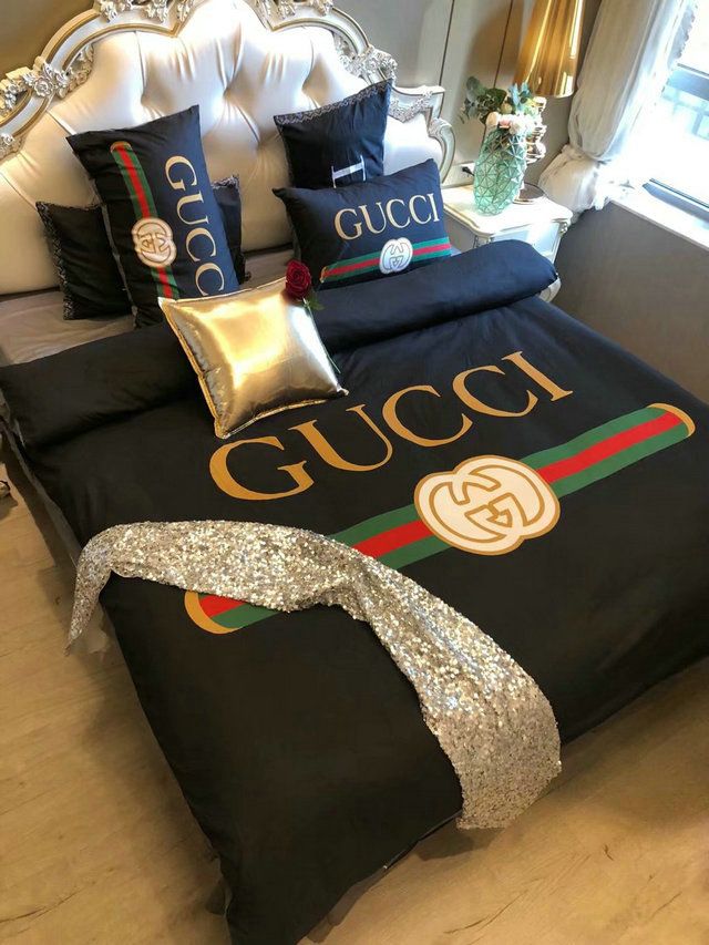 Luxury Gc Gucci Type 142 Bedding Sets Duvet Cover Luxury Brand Bedroom Sets