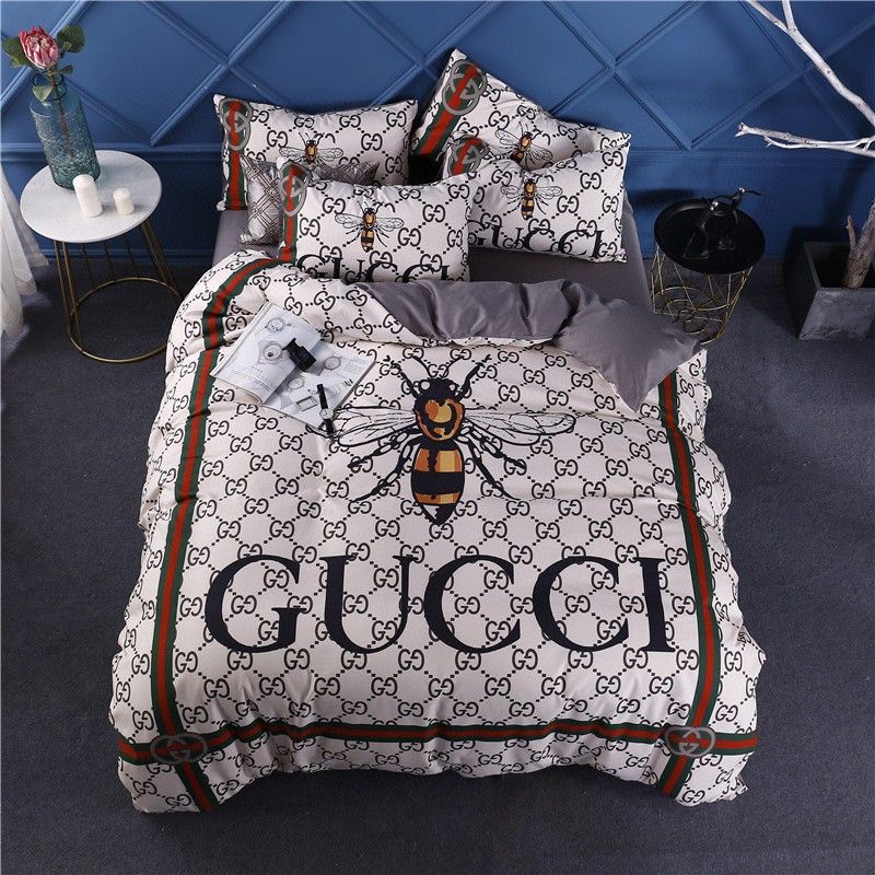 Luxury Gc Gucci Type 189 Bedding Sets Duvet Cover Luxury Brand Bedroom Sets