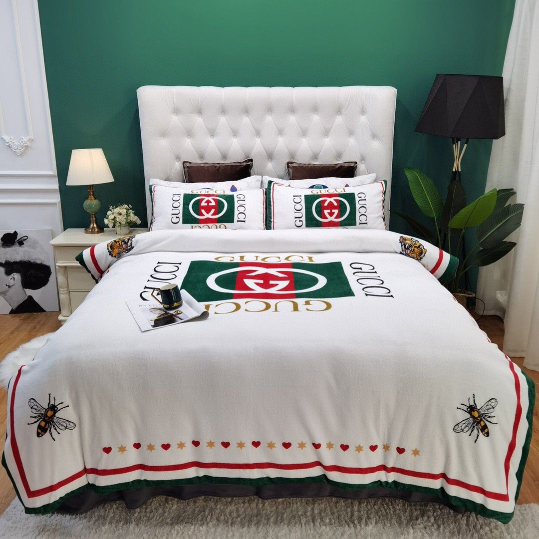 Luxury Gc Gucci Type 47 Bedding Sets Duvet Cover Luxury Brand Bedroom Sets