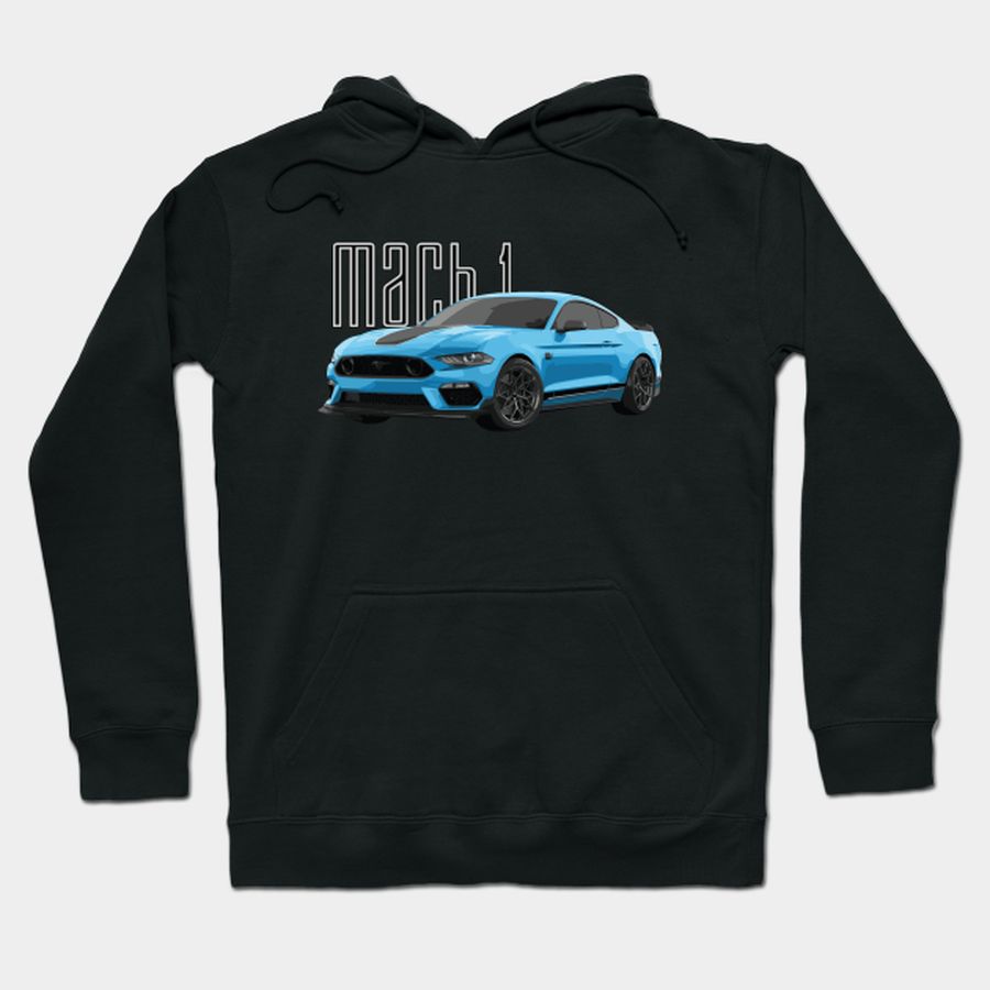 MACH 1 Mustang GT 5.0L V8 Performance Car Grabber Blue T-shirt, Hoodie, SweatShirt, Long Sleeve