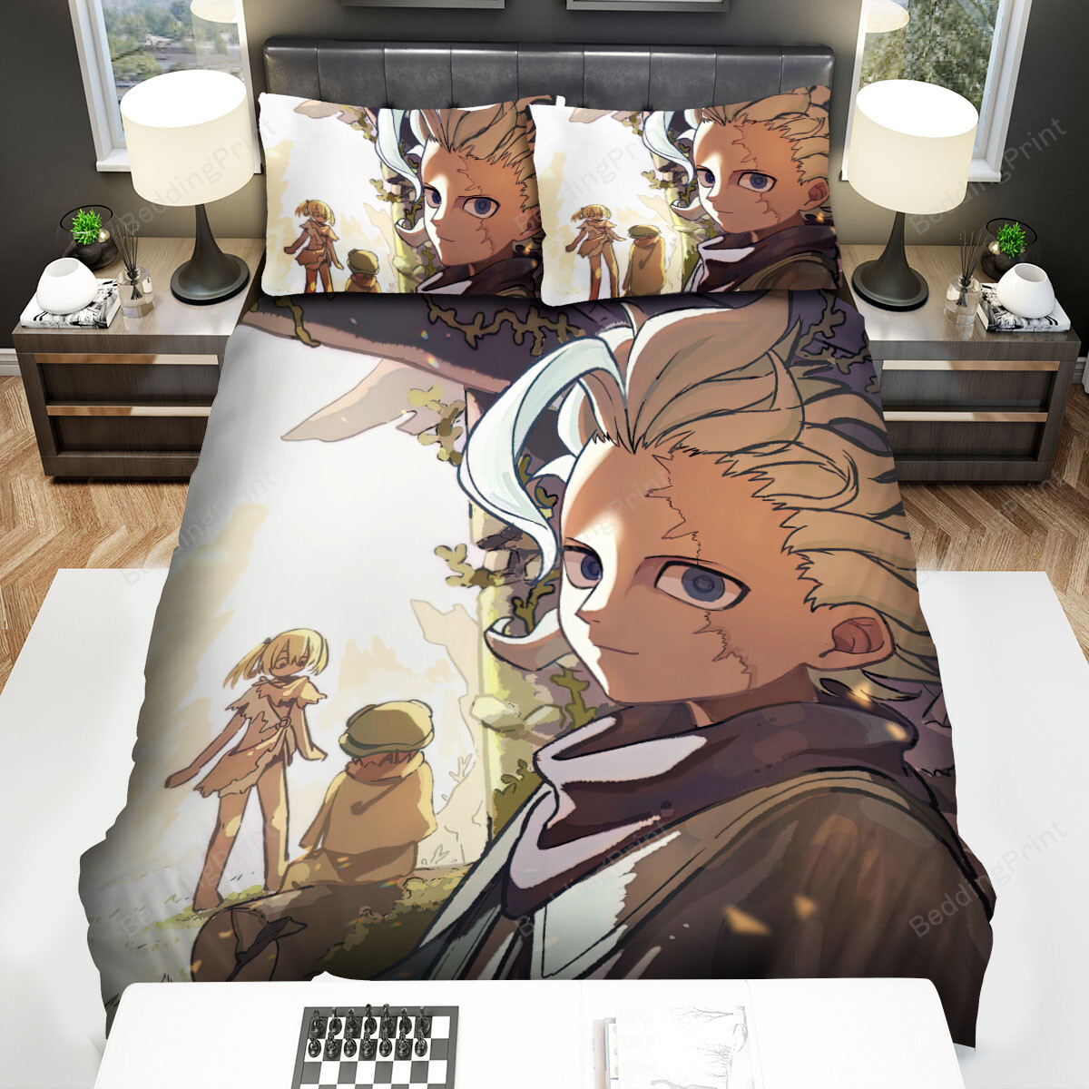 Made In Abyss Belaf's Human Form Bed Sheets Spread Duvet Cover Bedding Sets