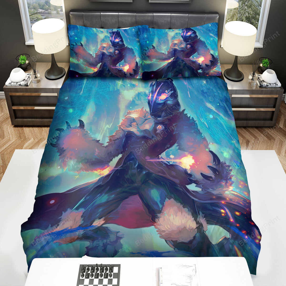 Made In Abyss Bondrewd Colorful Portrait Painting Bed Sheets Spread Duvet Cover Bedding Sets