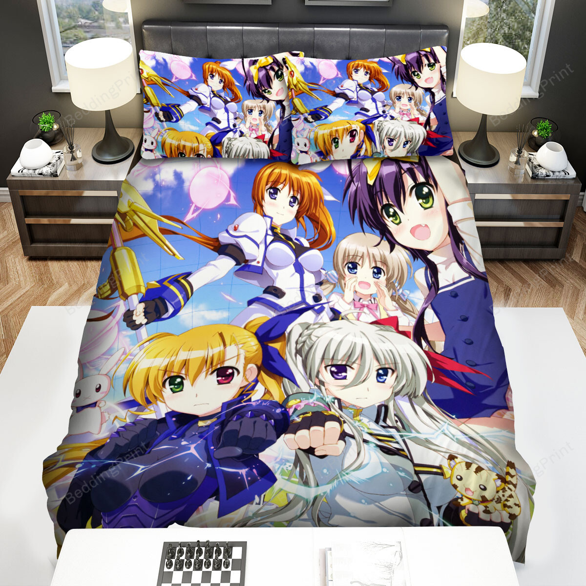 Magical Girl Lyrical Nanoha Vivid Anime Poster Bed Sheets Spread Duvet Cover Bedding Sets