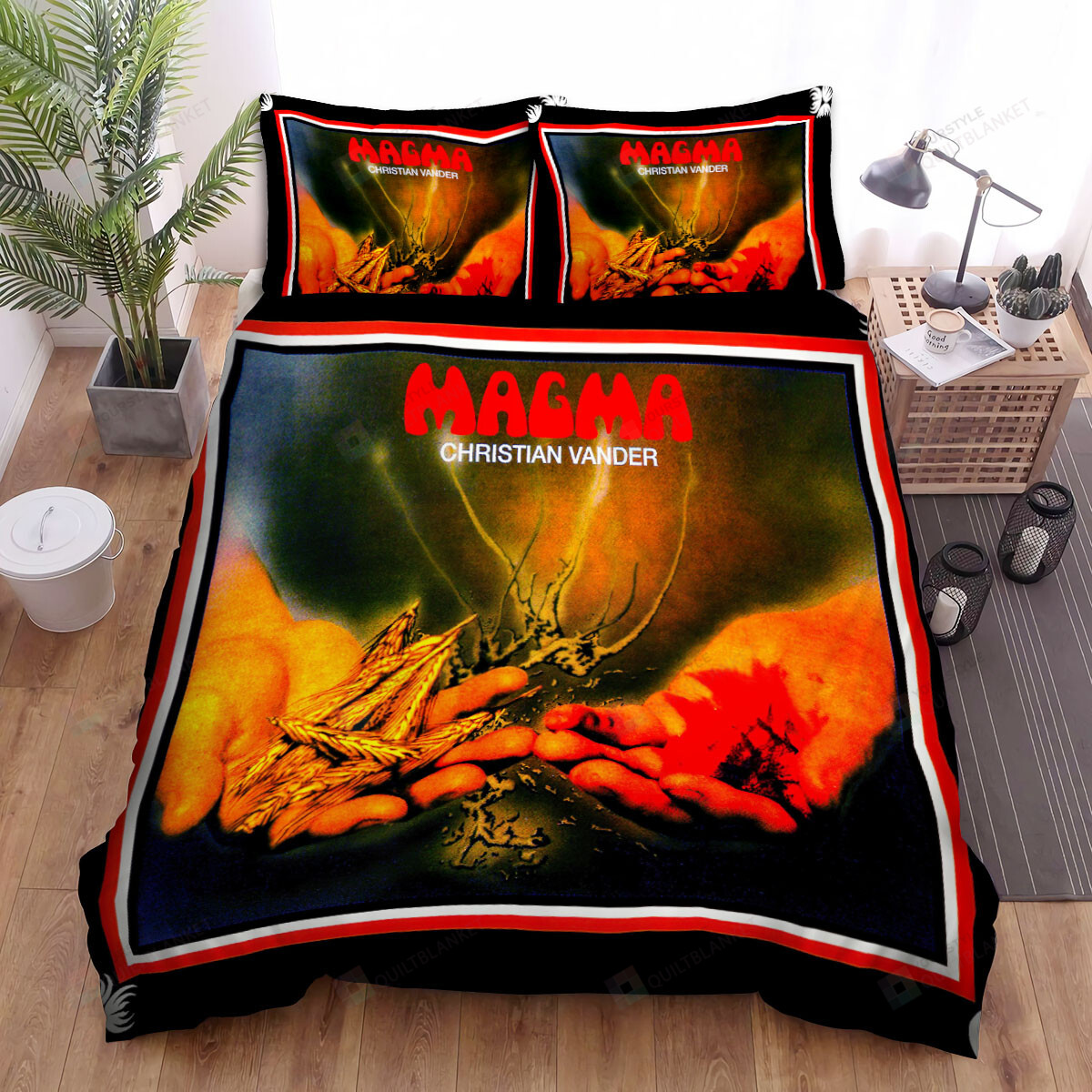 Magma Band Album Merci Bed Sheets Spread Comforter Duvet Cover Bedding Sets