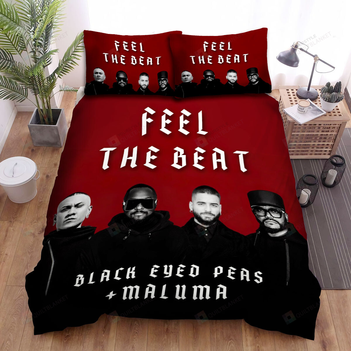 Maluma Ft The Black Eyed Peas Bed Sheets Spread Comforter Duvet Cover Bedding Sets