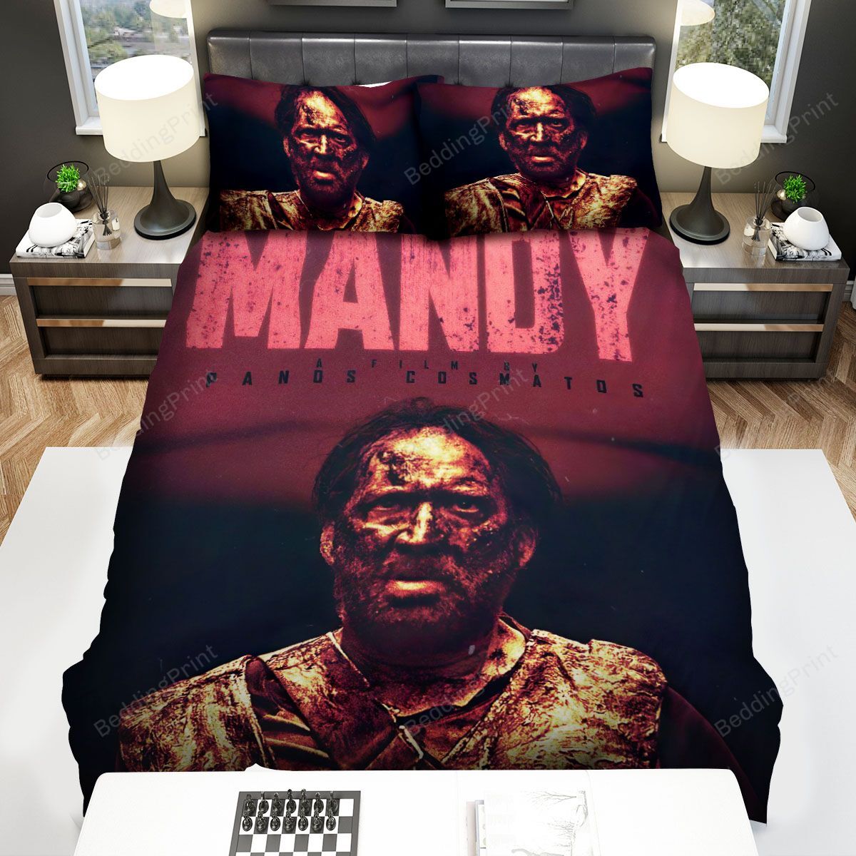 Mandy (I) Red Movie Poster Bed Sheets Spread Comforter Duvet Cover Bedding Sets