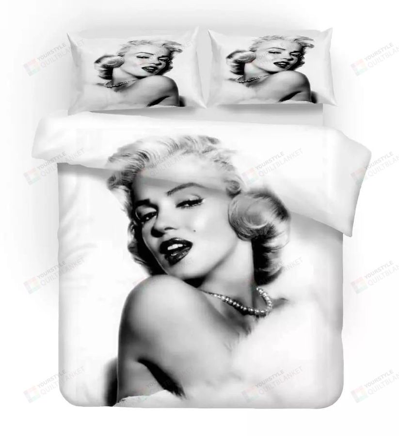 Marilyn Monroe Portrait Duvet Cover Bedding Set