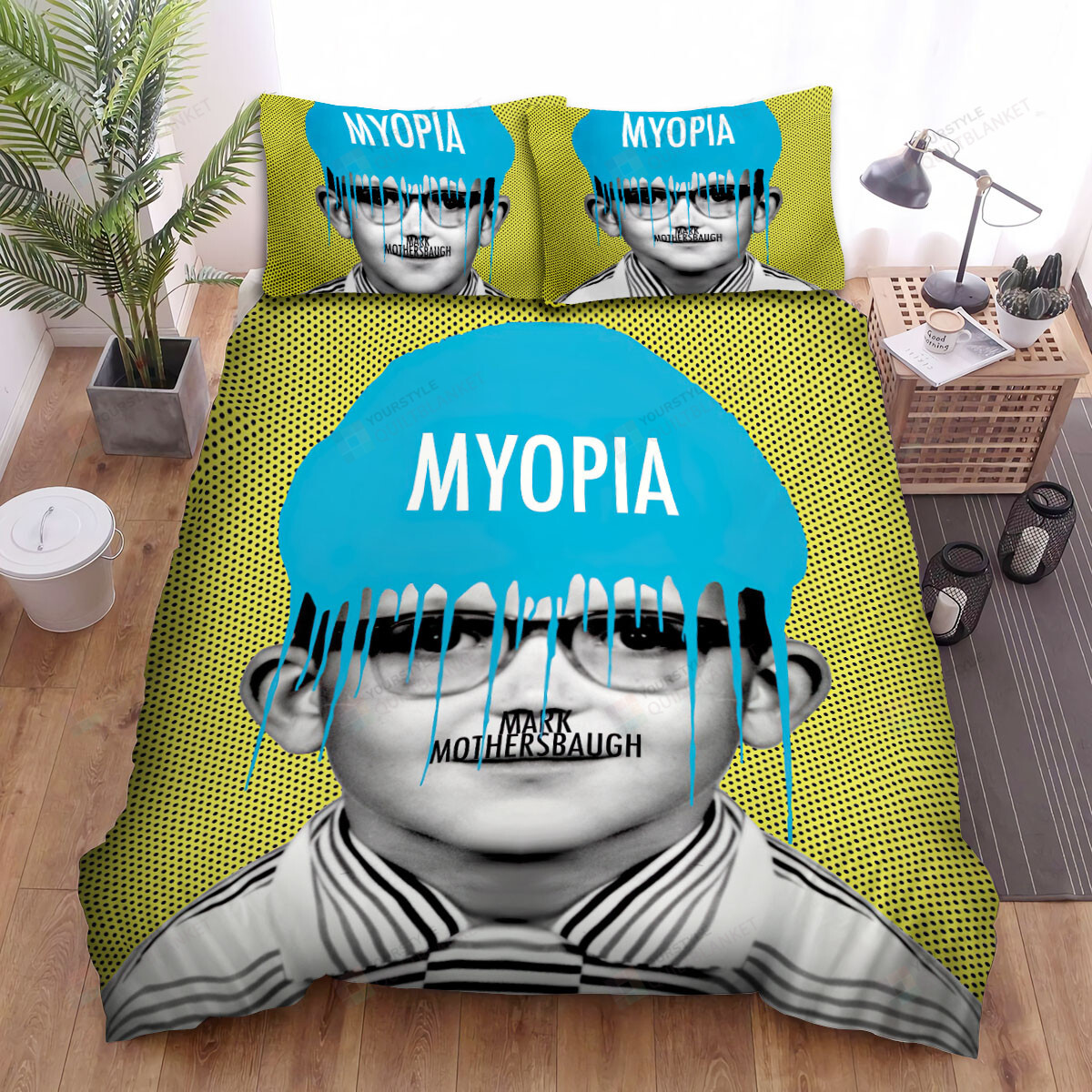 Mark Mothersbaugh Myopia Art Bed Sheets Spread Comforter Duvet Cover Bedding Sets
