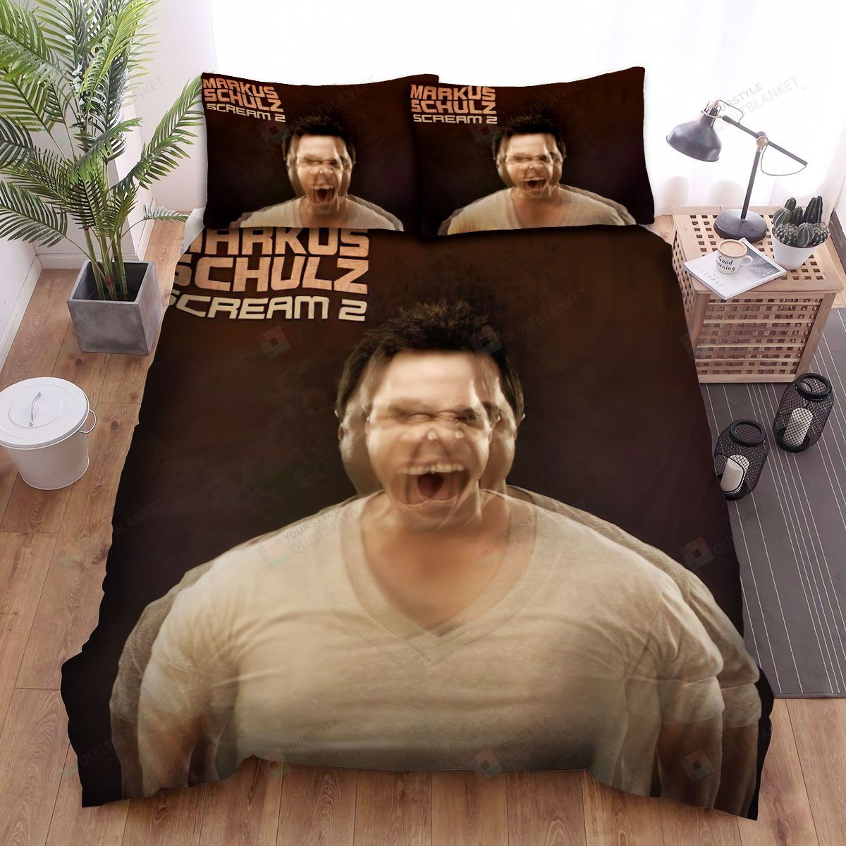 Markus Schulz Album Scream 2 Bed Sheets Spread Comforter Duvet Cover Bedding Sets