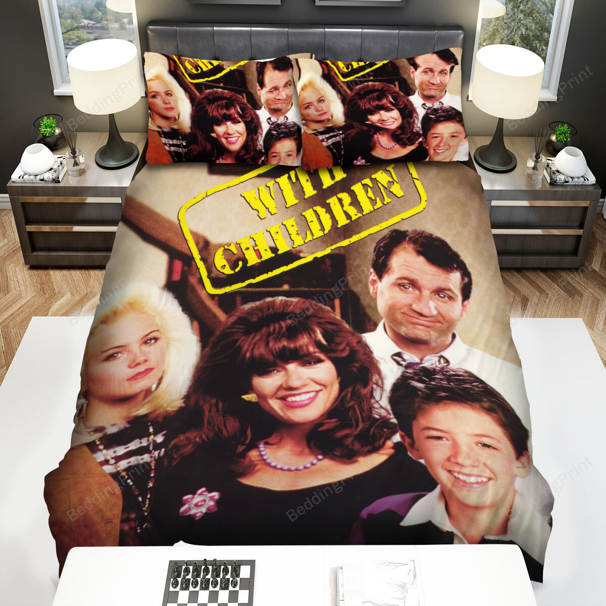 Married... With Children Movie Poster 3 Bed Sheets Spread Comforter Duvet Cover Bedding Sets