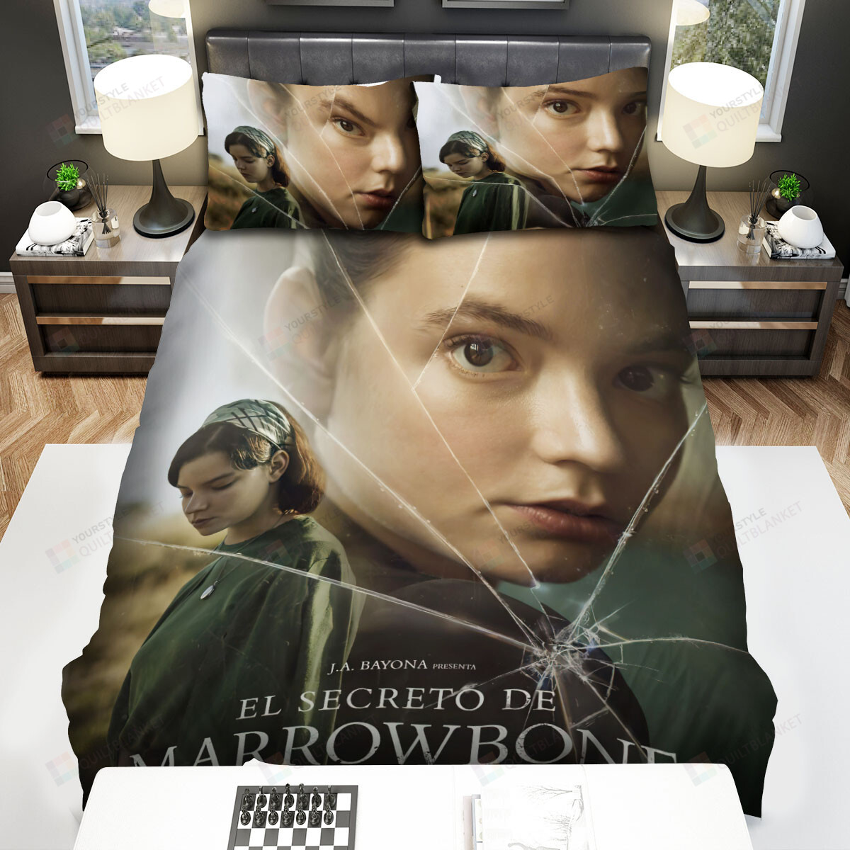 Marrowbone Poster Anya Taylor-Joy Es Allie Bed Sheets Spread Comforter Duvet Cover Bedding Sets