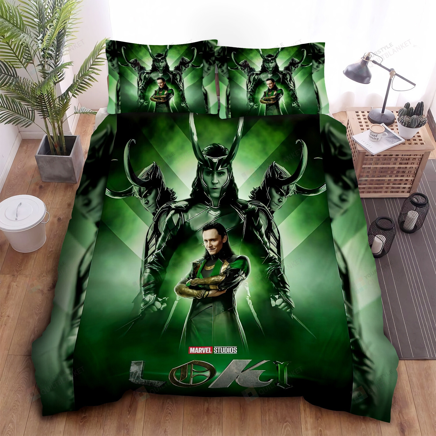 Marvel Loki In His Own Tv Series Poster Bed Sheets Spread Comforter Duvet Cover Bedding Sets