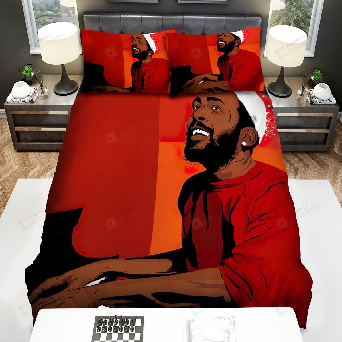 Marvin Gaye Art Wallpaper Bed Sheets Spread Comforter Duvet Cover Bedding Sets