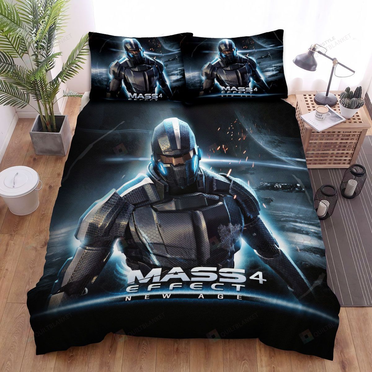 Mass Effect 4 New Age Bed Sheets Spread Comforter Duvet Cover Bedding Sets