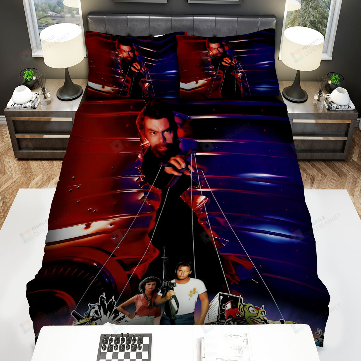 Maximum Overdrive Movie Bill Robinson Poster Bed Sheets Spread Comforter Duvet Cover Bedding Sets